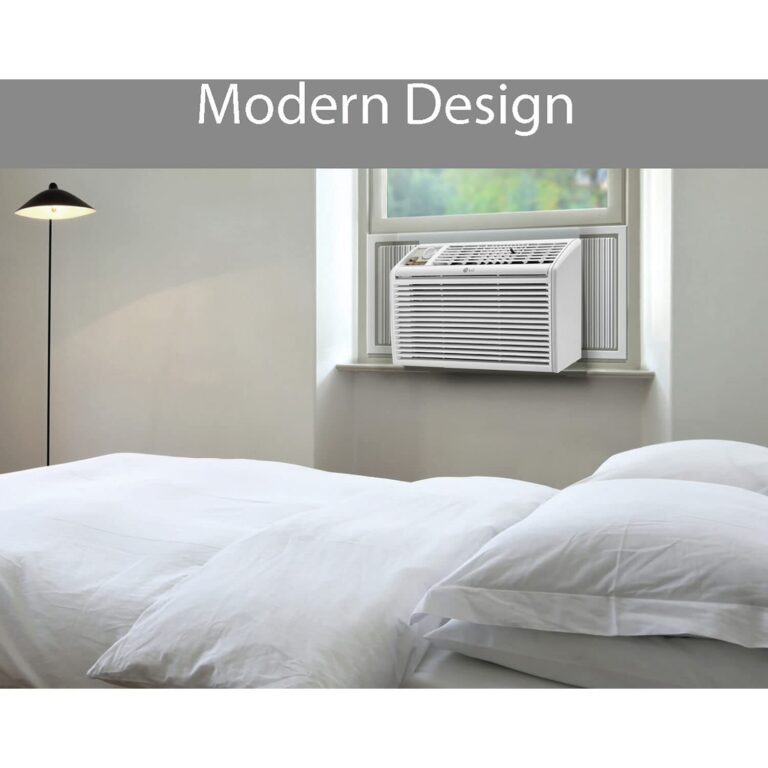 LG 5,000 BTU Window Air Conditioner, 115V, AC Window Unit Cools 150 Sq.Ft. (10' x 15' Room Size), Perfect for Bedrooms, Quiet AC with 2 Cooling & Fan Speeds, 2-Way Air Deflection, and Washable Filter - Image 5
