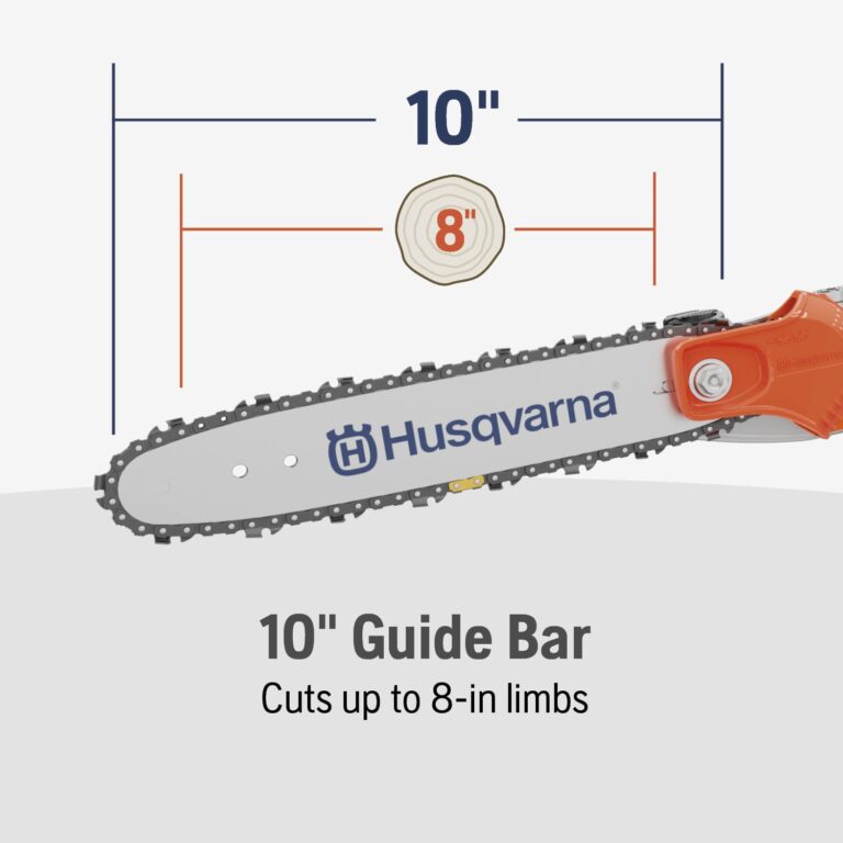 Husqvarna 122LKP Gas Pole Saw, Multi-Purpose Tool with Pole Saw Attachment, Equipped with X-CUT Chain, 12-Inch Reach Cuts Limbs up to 8 Inches Thick - Image 3