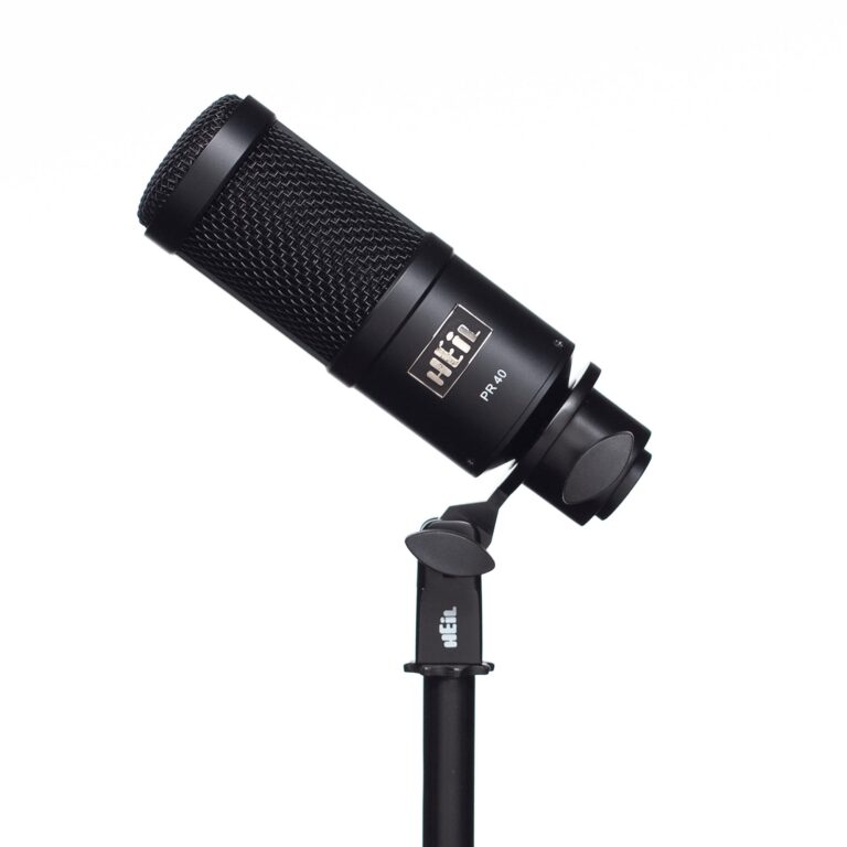 Heil PR 40 Dynamic Microphone for Streaming, Podcast, Recording, and Broadcast, XLR Microphone for Live Music, Wide Frequency Response, Smooth Sound, Superior Rear Noise Rejection and Durable - Black - Image 5