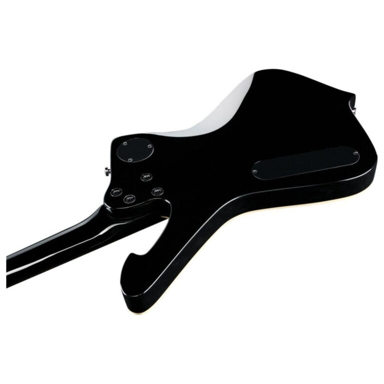Ibanez PSM10BK Paul Stanley Signature MIKRO Black Short Scale Electric Guitar - Image 3