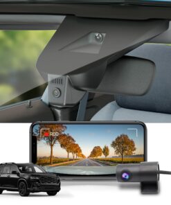 Fitcamx Front 2160P+Rear 1080P Dash Cam Adapts for Honda Pilot 2023-2025 EX-L Touring Elite Sport Trailsport LX Black Edition, OEM Style, Dual Loop Recording, WiFi & APP, G-Sensor, Easy to Set, 128GB