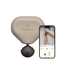 TheraGun Mini by Therabody (3rd Generation) – Ultra-Portable Massage Gun and Travel Essential for Fast, Effective Pain and Tension Relief Anywhere, Oat