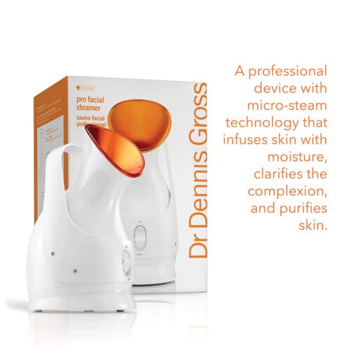 Dr. Dennis Gross Pro Facial Steamer for Facial Deep Cleaning: Infuse Skin with Hydration, Clarify Complexion, and Detox Skin - Image 6