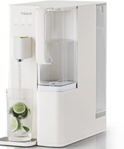 TOKIT Reverse Osmosis Water Filter Countertop, T1 SE Water Filter System with RO Filtration, NSF/ANSI 58, 3:1 Pure to Drain, Dual 1.4L Pure Water Pitchers for Home, No Installation