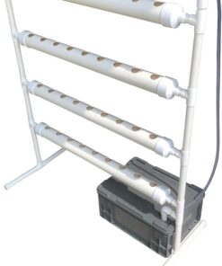 Hydroponics Growing System Hydroponic Grow Kit, 36 Holes Pipe Grow Kit Indoor Greenhouse Planting Box Gardening System Nursery Pot Hydroponic Rack Hydroponic Tower