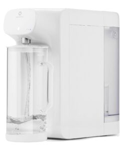 Airthereal Reverse Osmosis Countertop Water Filter with Premium Glass Pitcher - 5 Stage Purification for Safe Drinking, No Installation RO Filtration, Purified Water Dispenser, Pristine Lite3