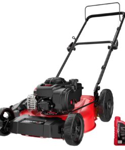 PowerSmart 21" 2-in-1 Push Lawn Mower, 125cc Engine, Adjustable Cutting Height, Lightweight, Easy Assembly
