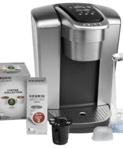 Keurig Fil K-Elite C Single Serve Coffee Maker (Brushed Silver) with 15, Water Filter, and My K-Cup, 2