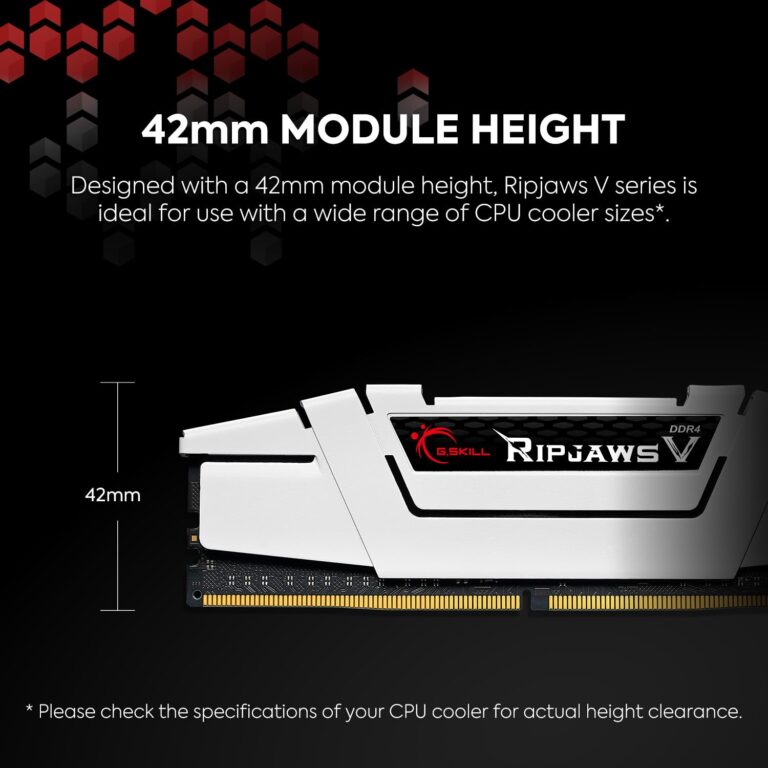 G.SKILL Ripjaws V Series (XMP) DDR4 RAM 128GB (4x32GB) 2666MT/s CL18-18-18-43 1.20V Intel AMD Desktop Computer Memory UDIMM - Black (F4-2666C18Q-128GVK) - Image 3