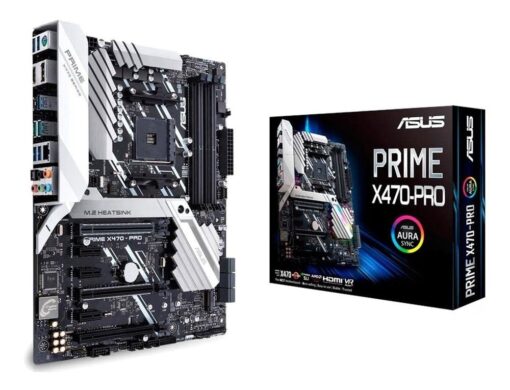 ASUS Prime X470-Pro AMD Ryzen 2 AM4 DDR4 DP HDMI M.2 USB 3.1 ATX Motherboard