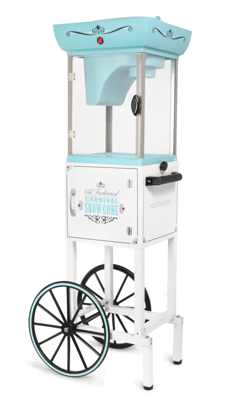 Nostalgia Shaved Ice Machine, Aqua - Image 4