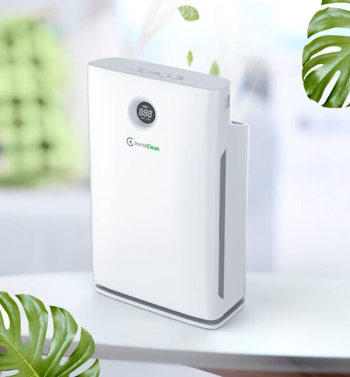Air Purifier for Large Room, Bedroom, Home - Over 1600 Sq Ft, ZERO Ozone, UV Light, H13 Medical Grade True HEPA - Smoke, Dust, Allergies, Pet Hair Air Cleaners - InvisiClean Claro IC-4524 - Image 2
