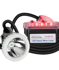 Hunting friends Superbright LED Mining Headlight,High Lumen Rechargeable Miner Lamp Hard Hat with Power Supply Lights Mining lamp Waterproof Headlight KL6M.H Explosion Proof Cap for Outdoor