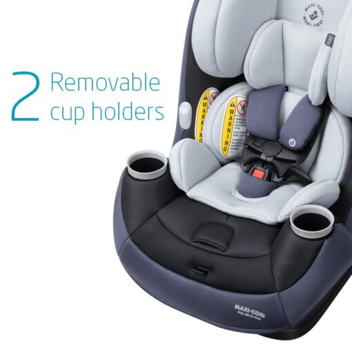 Maxi-Cosi Pria All-in-One Convertible Car Seat, Rear Facing Car Seat for Infants from 4-40 lbs, Forward Facing Car Seat up to 100 lbs in Booster Seat Mode, Midnight Slate - Image 6