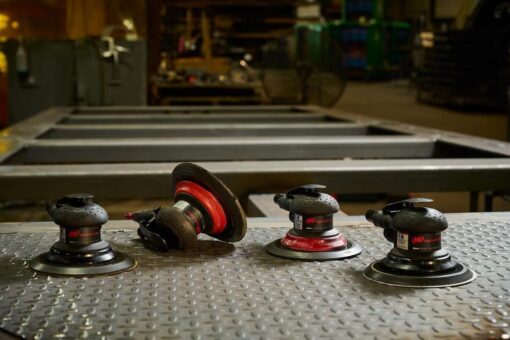 Ingersoll Rand 4152-HL Composite 6-Inch Orbital Palm Pneumatic Sander with Hook and Loop Pad - Image 7