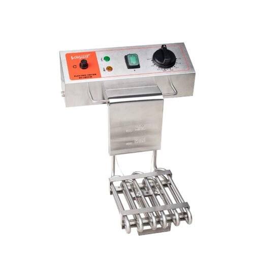 Valgus 1750W Stainless Steel Electric Deep Fryer 12L Large Capacity Countertop Kitchen Frying Machine with Basket & Lid, Drain System - Image 6