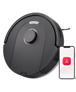 roborock Q5 Pro Robot Vacuum and Mop Combo, 5500Pa Powerful Suction, DuoRoller Brush, LiDAR Navigation, 3D Mapping, Robotic Cleaner for Dirt, Floors, Pet Hair, 240min Runtime, Smart No-Go Zone, Black