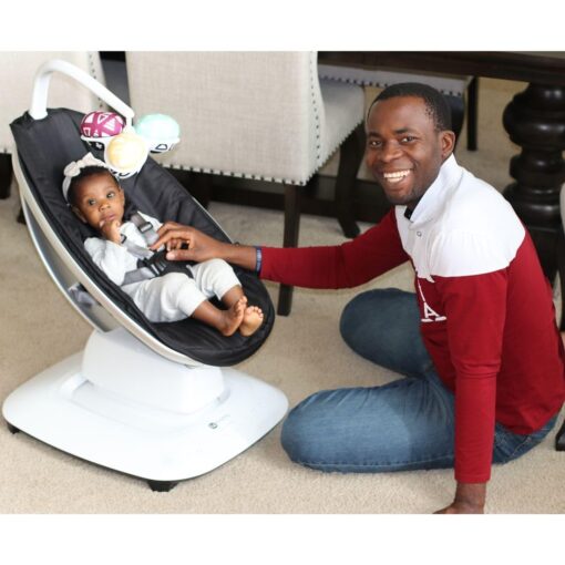4moms MamaRoo Multi-Motion Baby Swing, Bluetooth Enabled with 5 Unique Motions, Sandstone - Image 5