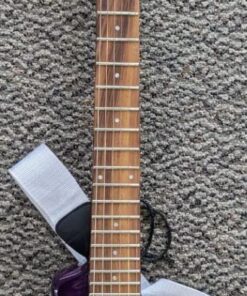 Hofner 6 String Shorty Electric Travel Guitar-Purple w/Gig Bag, Right Handed, (HCT-SH-PU-O)