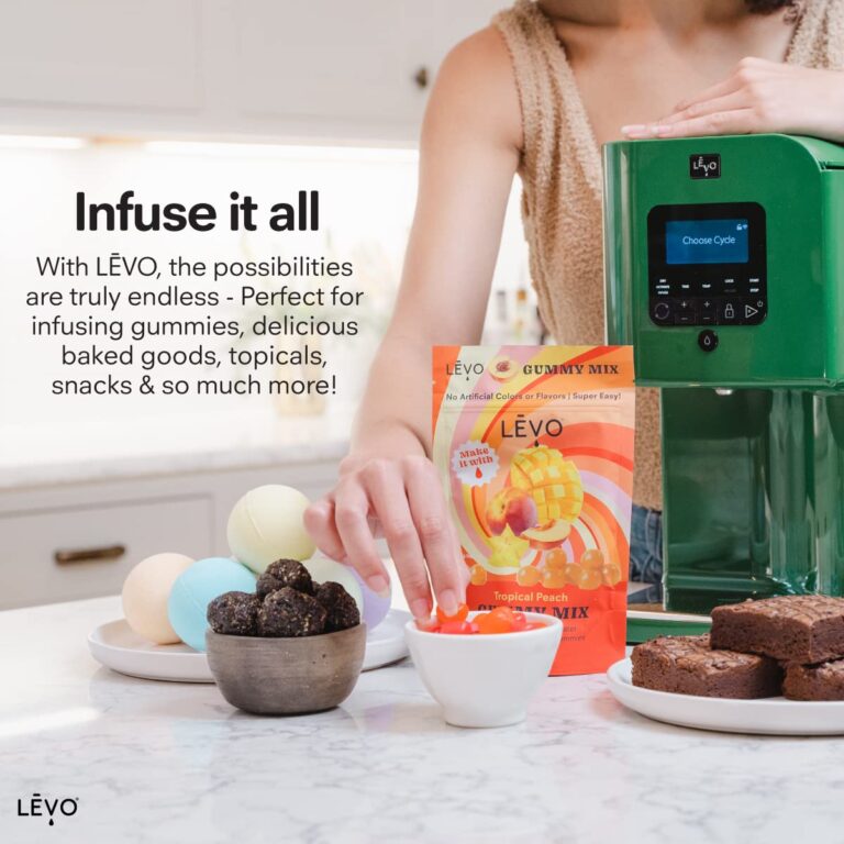LEVO II - Herbal Oil Infusion Machine - Botanical Extractor - Herb Dryer, Decarboxylator, & Oil Infuser - Easy Edible Infusion Maker - for Tinctures, Infused Gummies, Brownies, & More - Honey Cream - Image 5