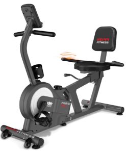 KeppiFitness Recumbent Exercise Bike with 8 Levels Magnetic Resistance for Cardio Workout for seniors at Home,380LB Weight Capacity Exercise Bike with Pulse Sensor,Digital Electronic Display,