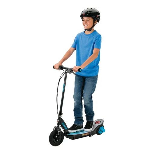 Razor Power Core E100 Electric Scooter - Aluminum Deck - Blue - Image 7