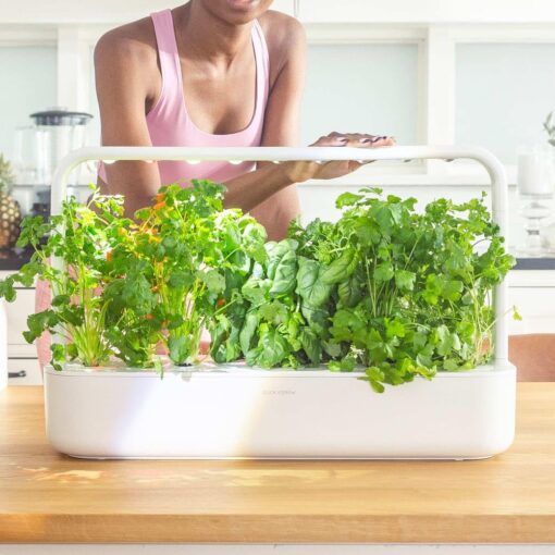 Click and Grow Smart Garden 9 PRO w/Bluetooth | App and Touch Controlled Indoor Garden | Easier Than a Hydroponics Growing System | Herb & Vegetable Garden Starter Kit w/ 9 Plant Pods - Image 2