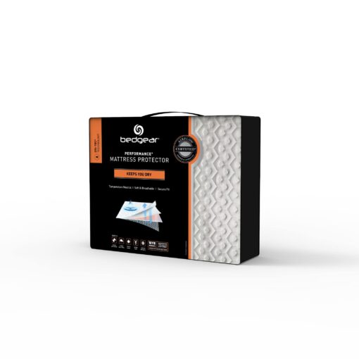 Bedgear King Dri-Tec Waterproof Mattress Protector - Noiseless and Moisture-Wicking Cover for Bed - Hypoallergenic, Washable, and Breathable Pad - Image 2