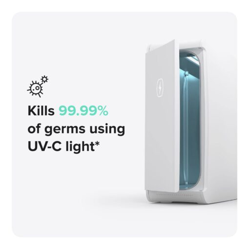 PhoneSoap XL (HomeSoap) UV Llight Sanitizer | 360° UV Sanitizing Box & Charger | Large Capacity | Sanitizes Tablets, Baby Bottles, Remotes, Toys & More (Black) - Image 8