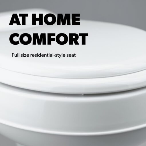 Dometic 302300071 300 Series Standard Height Toilet, White - Image 4