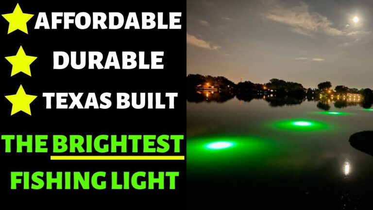 Green Blob Outdoors New Underwater Fishing Light for Docks with 30ft Cord, LED, Fish Attracting, Crappie, Snook 7500 Lumen 110V, Made in Texas - Image 9