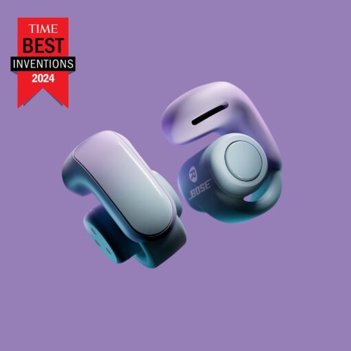 Bose Ultra Open Bluetooth Earbuds, True Wireless Earbuds with OpenAudio for Awareness, Clip On Design for Comfort, Immersive Audio, Up to 48 Hrs of Playtime, Chilled Lilac - Limited Edition Color - Image 6