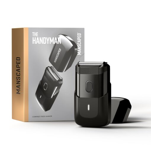 MANSCAPED® Face Grooming Trio - The Beard Hedger® Premium Beard Trimmer, The Handyman™ Compact Face Shaver, Weed Whacker® 2.0 Nose & Ear Hair Razor, The Shed™ Toiletry Bag - Image 7