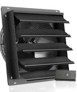 AC Infinity AIRLIFT S20, Shutter Exhaust Fan 20" with 10-Speed Controller, EC Motor - Wall Mount Ventilation and Cooling for Sheds, Attics, Workshops, and Greenhouses