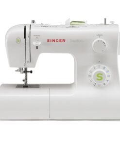 SINGER Tradition 2277 Sewing Machine with Automatic Needle Threader | 97 Stitch Applications, 1-Step Buttonhole, Adjustable Stitch Length & Width & Heavy-Duty Metal Frame (White)