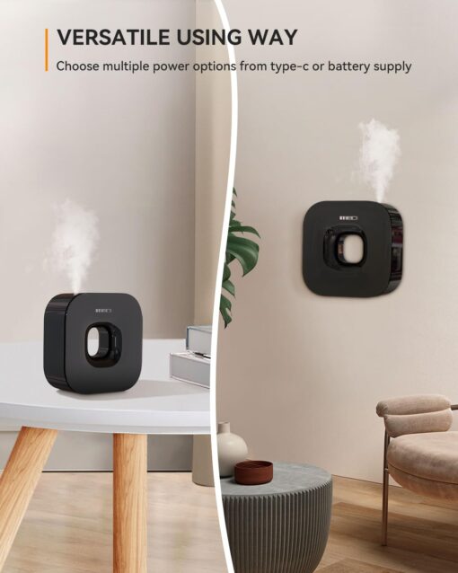 MEIDI Smart Bluetooth Aromatherapy Machine, hvac scent diffuser waterless Essential Oil Diffuser, APP Control, Suitable for Home, Office, Hotel, Yoga spa - Image 3