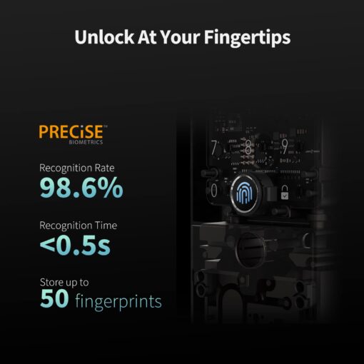 Aqara Smart Lock U100, Fingerprint Keyless Entry Door Lock with Apple Home Key, Touchscreen Keypad, Smart Electronic Deadbolt, IP65 Weatherproof, Supports Apple HomeKit, Alexa, Google, IFTTT, Silver - Image 7