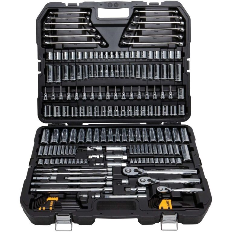 DEWALT Mechanics Tools Kit and Socket Set, 204-Piece, 1/4" & 3/8" & 1/2" Drive, MM/SAE (DWMT72165) - Image 5
