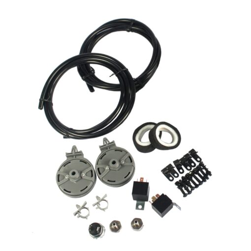 DICMIC 12V 444C 200 PSI Dual Value Pack Chrome Air Compressor for Auto/Motorcycle - Image 2