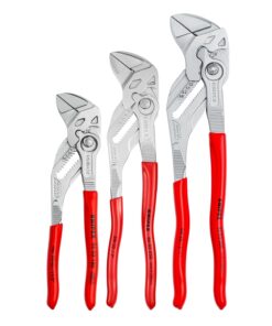 KNIPEX Tools 00 20 06 US2, Pliers Wrench 3-Piece Set