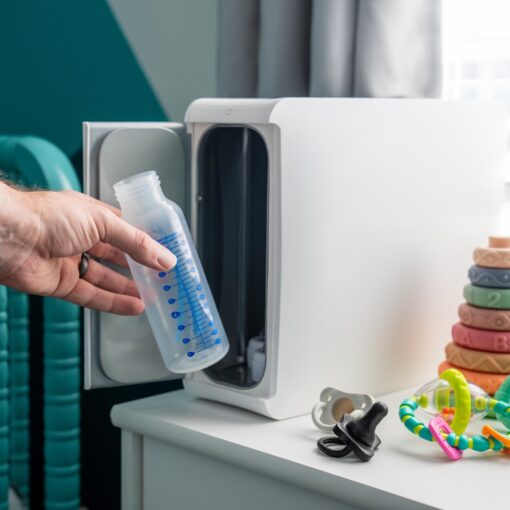 PhoneSoap XL (HomeSoap) UV Llight Sanitizer | 360° UV Sanitizing Box & Charger | Large Capacity | Sanitizes Tablets, Baby Bottles, Remotes, Toys & More (White) - Image 9