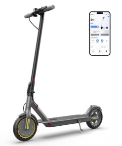 Qlaway 8.5" E Scooter for Adults Aluminum Alloy Frame 20 MPH 350W Motor 281WH Battery, Motorized Scooter Up to 20 Miles Range, Foldable Bearing 265 LBS/APP Control