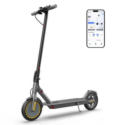 Qlaway 8.5" E Scooter for Adults Aluminum Alloy Frame 20 MPH 350W Motor 281WH Battery, Motorized Scooter Up to 20 Miles Range, Foldable Bearing 265 LBS/APP Control