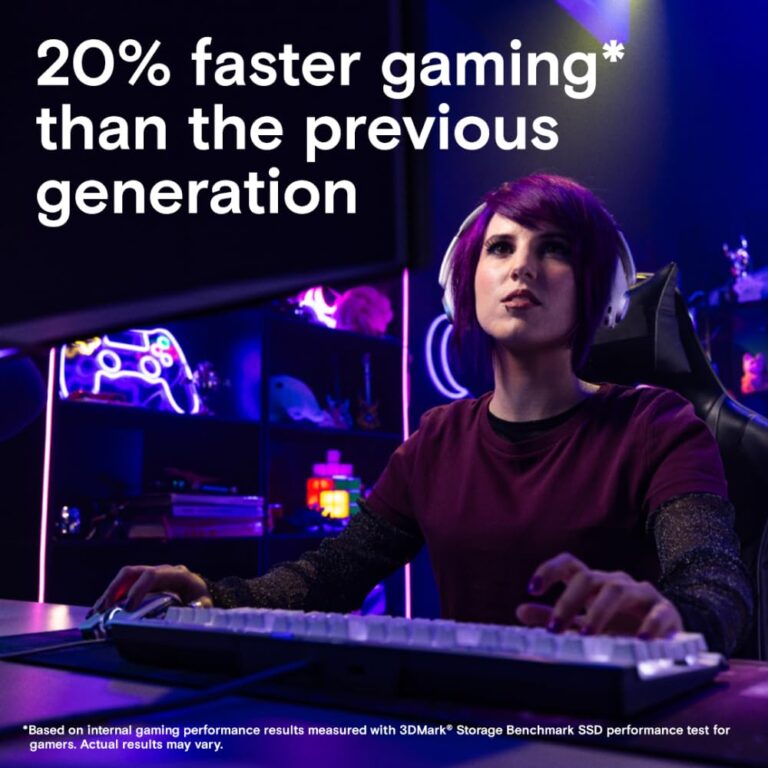 Crucial T700 2TB Gen5 NVMe M.2 SSD - Up to 12,400 MB/s - DirectStorage Enabled - CT2000T700SSD3 - Gaming, Photography, Video Editing & Design - Internal Solid State Drive - Image 3