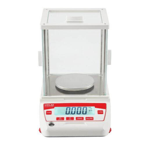 UXILAII SCIENTIFIC Analytical Balance 1mg GN ct Unit Precision Lab Scale 500g x 0.001g Digital Analytical Scale RS232 Interface Laboratory Electronic Balance LCD Display with Glass Windshield - Image 8