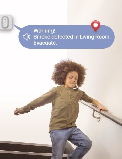 X-Sense Battery Powered Combination Smoke and Carbon Monoxide Detector with Voice Location, Wireless Interconnected Smoke Detector Carbon Monoxide Detector Combo, Model XP02-WR, 6-Pack - Image 8