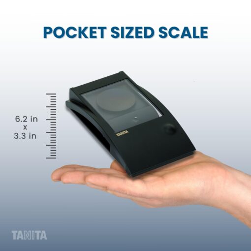 Tanita 1230 Professional Mini Diamond Scale - Japan Technology - Portable Carat Scale for Precise Gem Weighing - Energy Saving and Auto Power Off - Easy to Read 5 Digit LCD Display - Image 3