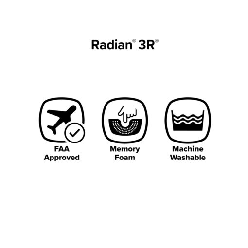 Diono Radian 3R, 3-in-1 Convertible Car Seat, Rear Facing & Forward Facing, 10 Years 1 Car Seat, Slim Fit 3 Across, Jet Black - Image 3