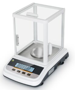 500g Analytical Lab Balance with 0.001g Ultra-Precision, Digital Scale Multi-Functional Units Plug-in Exclusive 500g Weight - Ideal for Laboratories, Research, Industrial, Kitchen, Food, Jewelry…