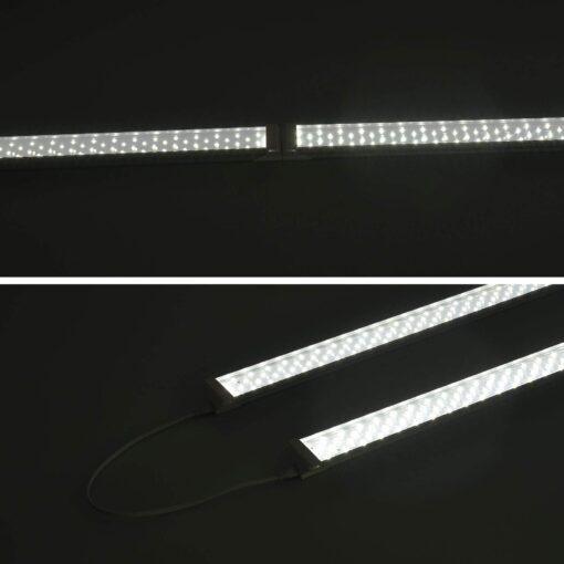 SZHLUX 8FT 110W LED Shop Light, 17400LM 5000K Utility Shop Light, Linkable Daylight White Shop Lights, Integrated LED Ceiling Light Fixture, Garage Light, LED Tube Light for Workshop - Image 3